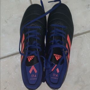Adidas 17.4FG Mystery Ink Easy Coral Soccer Cleats